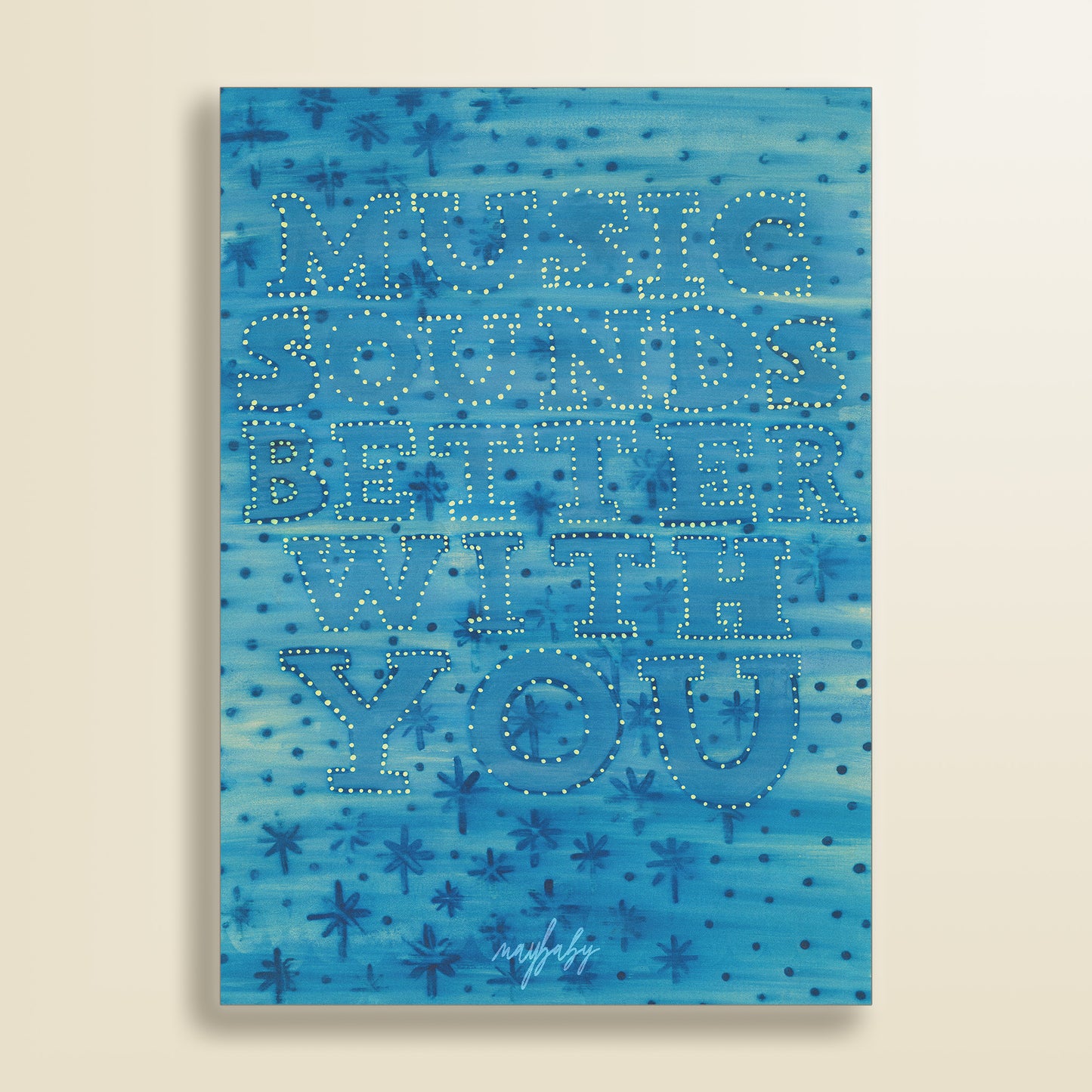 MUSIC SOUNDS BETTER - BLUE