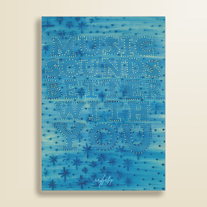 MUSIC SOUNDS BETTER - BLUE